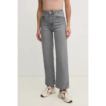 Dámské džíny Džíny Pepe Jeans STRAIGHT JEANS UHW LEXA dámské, high waist, PL204731UN0 šedá 90X, vel. 29/30