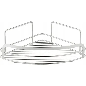 BISK Erga NIAGARA, rohová polička 222x222x90mm, chromová, ERG-08434