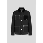 BUNDA KARL LAGERFELD CONTRAST STITCH BOMBER JACKET BLACK