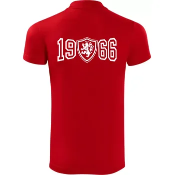Pánská košile Narozeninový motiv - znak - 1966 - Polokošile Victory sportovní (dresovina) - 2XL ( Červená )