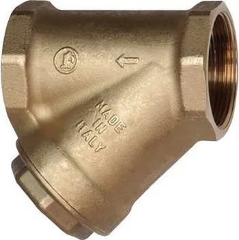 Stavebniny Giacomini R74M filtr 1 1/2", 2x vnitřní závit, s integrovaným magnetem, mosaz