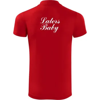 Pánská košile Laters baby - Polokošile Victory sportovní (dresovina) - S ( Červená )