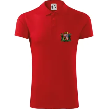 Pánská košile Sbor dobrovolných hasičů - znak bez nápisu - Polokošile Victory sportovní (dresovina) - L ( Červená )