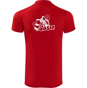 Pánská košile oosh - Polokošile Victory sportovní (dresovina) - L ( Červená )