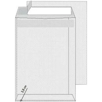 Obálka Poštovní tašky C4 - s křížovým dnem, samolepicí s krycí páskou, 250 ks