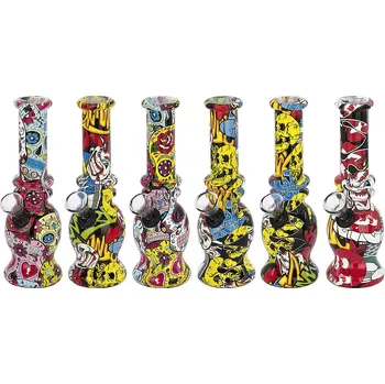 Dýmka Remo 67553 Skleněný bong 15cm MIX