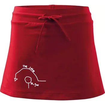 Dámská sukně Vtip a ty - Sportovní sukně - two in one - M ( Červená )