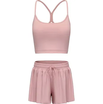 Dámské tričko Slazenger Bra Shorts Set Womens Blush Silk 12 (40)