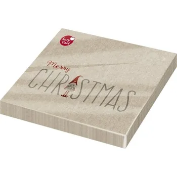 Papírový ubrousek Vánoční ubrousky 33 × 33 cm, 20 ks - Vánoční skřítek