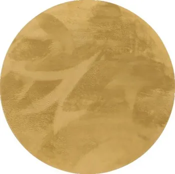 Koberec Koberec Shaggy Laza 380 žltý Ø 120cm