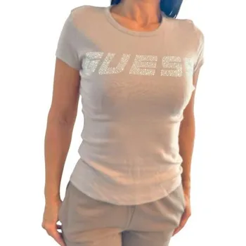 Dámské tričko Dámské triko Guess Kiara V4BI16 latte hnědá M