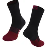 Ponožky Force FLAKE, černo-bordo S-M/36-41