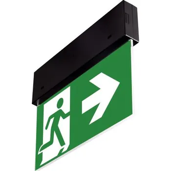 Průmyslové svítidlo Nouzové svítidlo Directo S LED 3W M 3H AT IP20, přisazené, černé