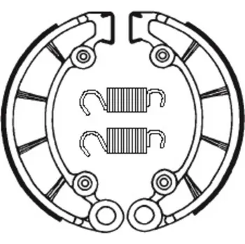Nářadí na motocykly Brzdové čelisti TECNIUM Street/ATV Organic - BA072 BA072