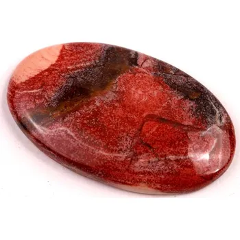 Přírodní kámen Kabošon Australský Jaspis č.6098 (38x23x5mm)