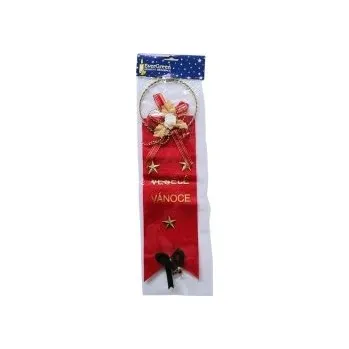 Vánoční dekorace Závěs sametový Veselé Vánoce