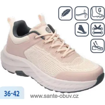 Dámská zdravotní obuv SANTÉ WD/S25 PINK vych. obuv vel.36-42, --- - 36