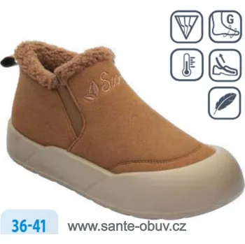 Dámská zdravotní obuv SANTÉ WD/587 BROWN vych. obuv, --- - 37