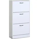 Botník, mdf, bílá, ABO-G1016 WT