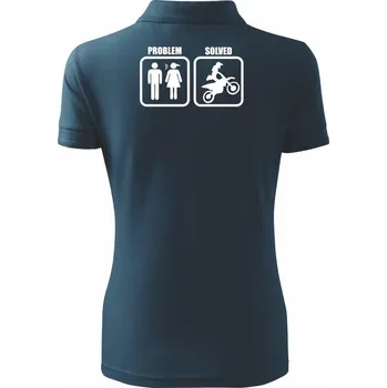 Problem - Freestyle - Polokošile dámská Pique Polo - XL ( Námořní modrá (téměř černá) )