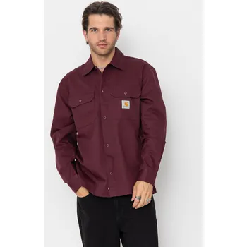 Pánská košile Carhartt WIP Craft (rondo) L, vínově červená