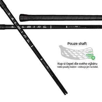 Florbal Salming Q-series Carbon Pro 2.0 Shaft 30 JR Black/Silver vel. 92cm (= 102cm)