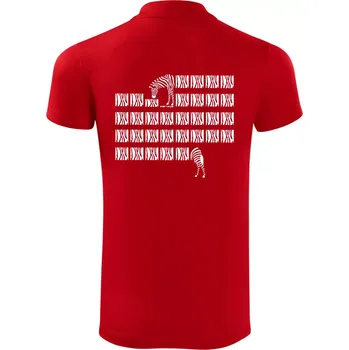 Pánská košile Zebra dlouhá - Polokošile Victory sportovní (dresovina) - 3XL ( Červená )