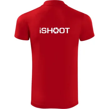 Pánská košile iShoot - Polokošile Victory sportovní (dresovina) - 3XL ( Červená )