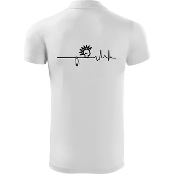 Pánská košile Ekg punk - Polokošile Victory sportovní (dresovina) - L ( Bílá )