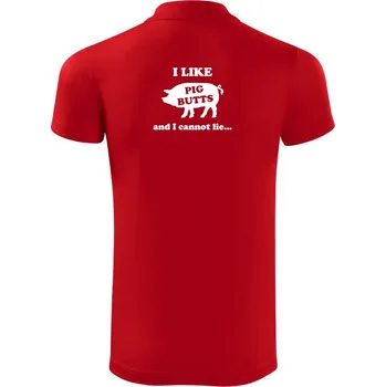 Pánská košile Pig Butts - Polokošile Victory sportovní (dresovina) - 3XL ( Červená )