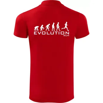 Pánská košile Evoluce Run - Polokošile Victory sportovní (dresovina) - 3XL ( Červená )