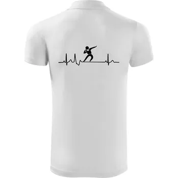 Pánská košile EKG vrh koulí - Polokošile Victory sportovní (dresovina) - M ( Bílá )