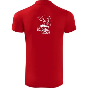 Pánská košile Rachot žížal - Polokošile Victory sportovní (dresovina) - 3XL ( Červená )