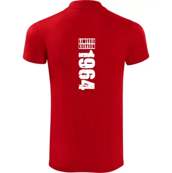 Pánská košile Limited edition 1964 pruh - Polokošile Victory sportovní (dresovina) - M ( Červená )