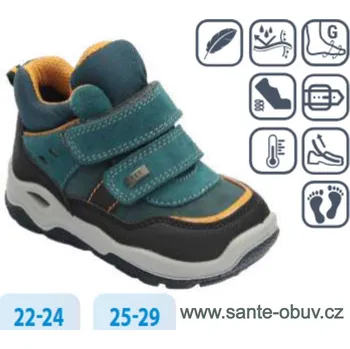 Dámská zdravotní obuv SANTÉ IC/884268 TYRKYS vych. obuv vel.20-29, --- - 26