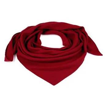 Šátek jednobarevný 90x90 cm - 1 ks - 6 bordó sv.