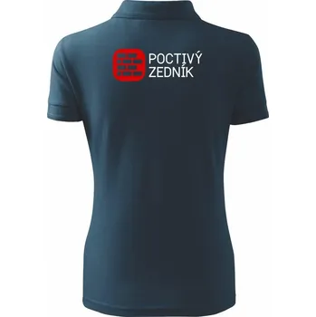 Poctivý Zedník - Polokošile dámská Pique Polo - 2XL ( Námořní modrá (téměř černá) )