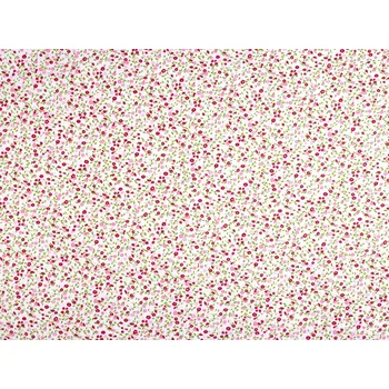 Bavlněná látka / plátno drobné květinky Varianta: 1 (22341-1) červená, Balení: 1 m