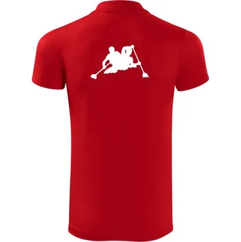 Pánská košile Kanoe dvojka - Polokošile Victory sportovní (dresovina) - S ( Červená )