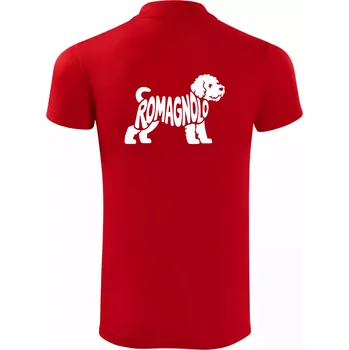 Pánská košile Romagnolo nápis v těle - Polokošile Victory sportovní (dresovina) - 2XL ( Červená )