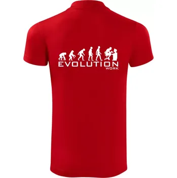 Pánská košile Evoluce práce - Polokošile Victory sportovní (dresovina) - 2XL ( Červená )