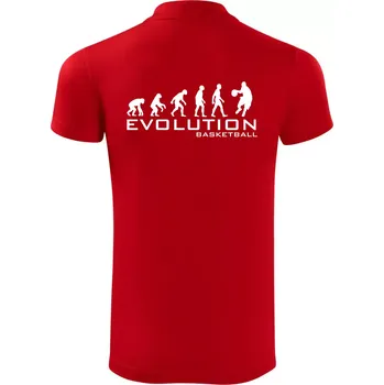Pánská košile Evoluce Basketball - Polokošile Victory sportovní (dresovina) - 2XL ( Červená )