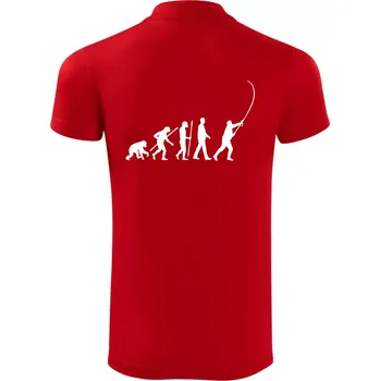 Pánská košile Evoluce rybaření - Polokošile Victory sportovní (dresovina) - S ( Červená )