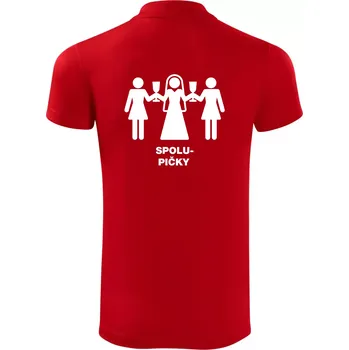 Pánská košile Spolu pičky (Hana-creative) - Polokošile Victory sportovní (dresovina) - XL ( Červená )