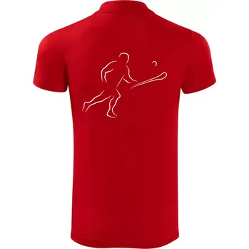 Pánská košile Hurling hráč - Polokošile Victory sportovní (dresovina) - XL ( Červená )