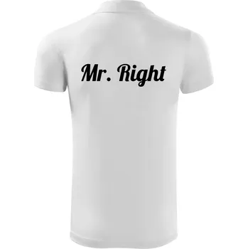 Pánská košile Mr Right - Polokošile Victory sportovní (dresovina) - XL ( Bílá )