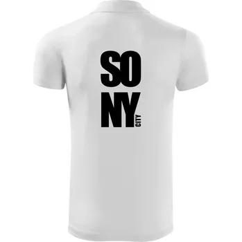 Pánská košile SO NY city - Polokošile Victory sportovní (dresovina) - XL ( Bílá )