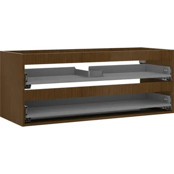 Koupelnový nábytek MEXEN - Box-A skříňka pro umyvadlo 120, 2 zásuvky, ořech 91AX0-1200-470-2-86