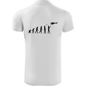 Pánská košile Evoluce modeláře - Polokošile Victory sportovní (dresovina) - 3XL ( Bílá )