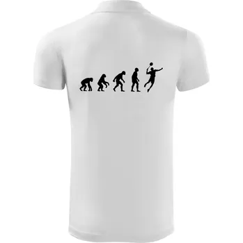 Pánská košile Evoluce Badminton - Polokošile Victory sportovní (dresovina) - S ( Bílá )